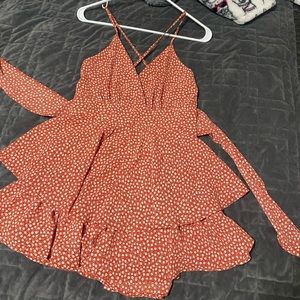 Cute floral romper size small